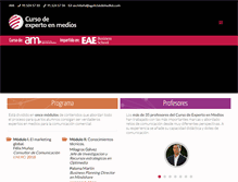 Tablet Screenshot of expertoenmedios.com